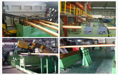 Hydraulic Copper Continuous Casting Machine Water Cooling For 300 mm Brass Pipes